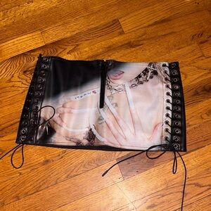 Dolls Kill // Namilia Moto Micro Skirt